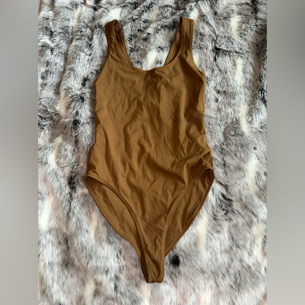 Camilla & Marc brown one piece swimsuit bathing suit sz 2